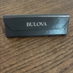 Bulova Dark Gray sunglasses case